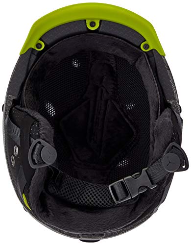 Cébé Contest Visor Cascos de ski, Unisex Adulto, Lime Mountain, 59-61 cm