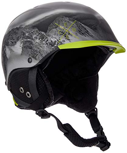 Cébé Contest Visor Cascos de ski, Unisex Adulto, Lime Mountain, 59-61 cm