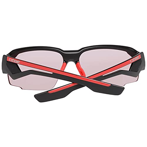 Cébé Hilldrop Gafas de sol Adultos unisex Matt Black Shiny Red Large