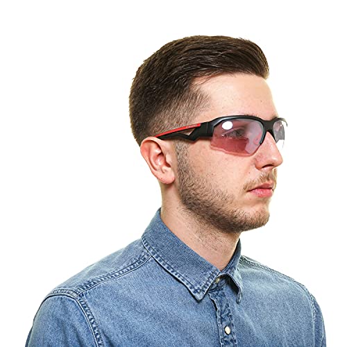 Cébé Hilldrop Gafas de sol Adultos unisex Matt Black Shiny Red Large