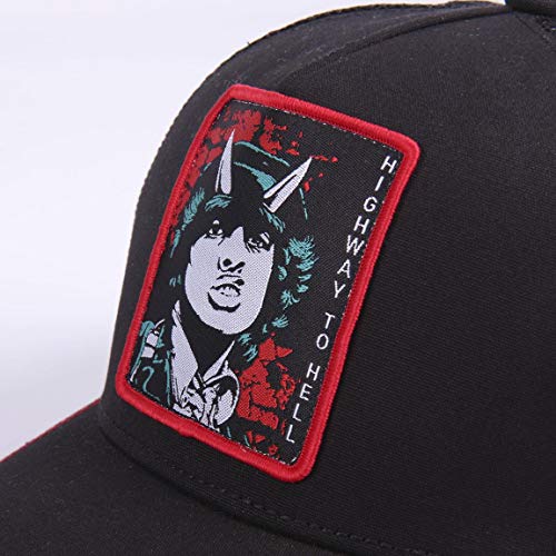 Cerdá Gorra Trucker Licencia ACDC, Multicolor, Talla única Unisex Adulto