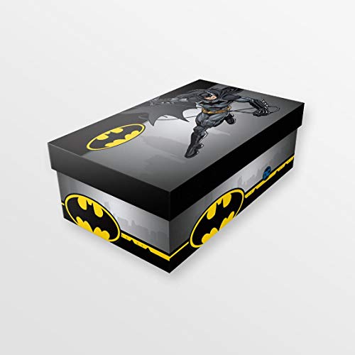 Cerdá Life'S Little Moments Zapatillas con Luces para Niños de Batman con Licencia Oficial de DC Comics, Deportivas, Multicolor, 31 EU