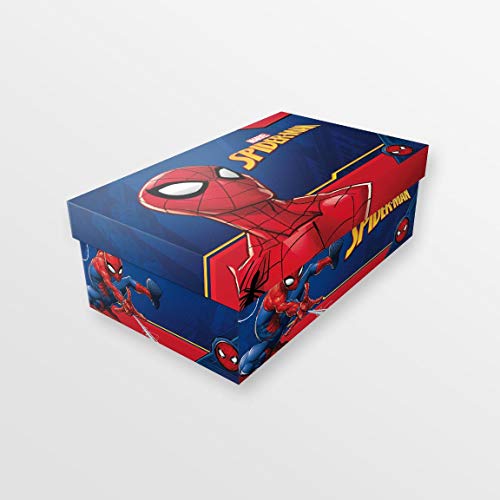 Cerdá - Zapatilla Loneta con Luces de Spiderman - Licencia Oficial Marvel Studios