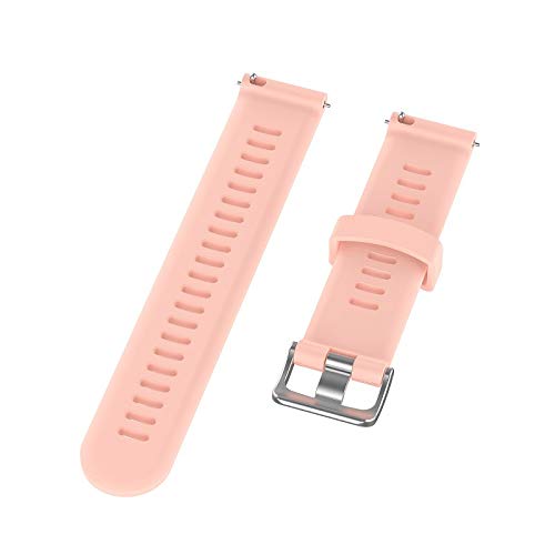 Ceston Moda Deporte Silicona Clásico Correas para Smartwatch Polar Ignite (Rosado)