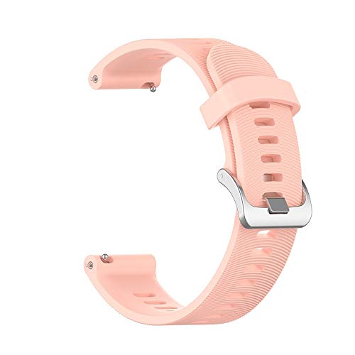 Ceston Moda Deporte Silicona Clásico Correas para Smartwatch Polar Ignite (Rosado)