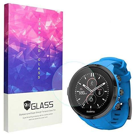 Ceston Protector de pantalla de cristal templado para smartwatch deportivo Suunto Spartan Sport HR, dureza 9H