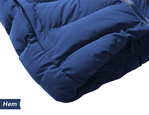 Chaleco Acolchado con Capucha para Hombre Chaqueta Deportivo sin Manga Cortaviento para Senderismo Acampada Correr Invierno Otoño Abrigo Caliente Casual - XXL