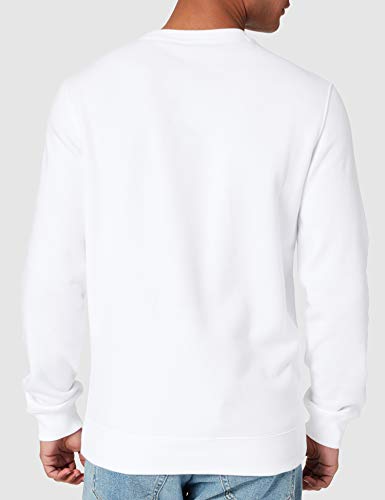 Champion Legacy Classic Logo Sudadera, Blanco, M para Hombre