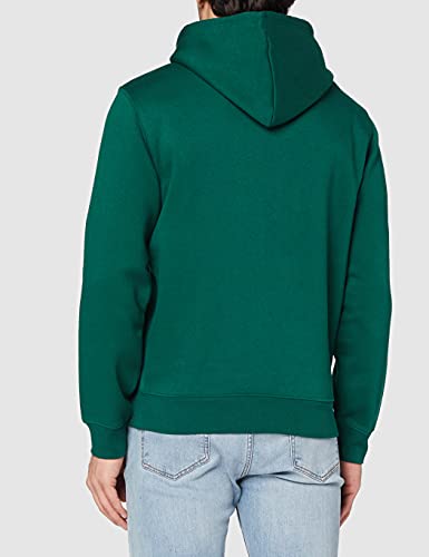 Champion Legacy Classic Logo Sudadera con Capucha, Verde, M para Hombre