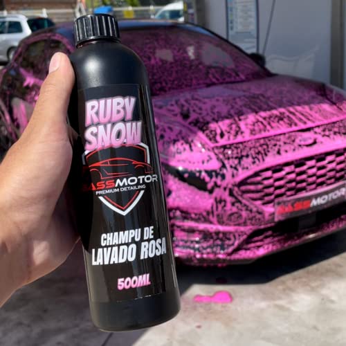 Champú de Lavado de Color con Pulverizador Ik Foam 2.0 para Coche y Moto Espuma Activa Triple Acción Limpiador Desengrasante Abrillantador Jabón Concentrado BassMotor (IK 2.0 Pro + Champú Rosa)