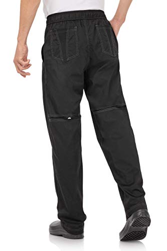 Chef Works CVBP Cool Vent Baggy, Negro, Pequeño