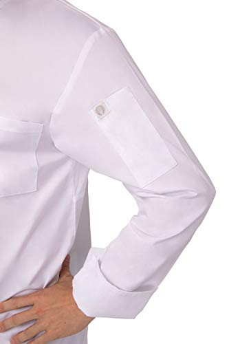 Chef Works Unisex-Adult's Calgary Cool Vent Chef Coat, White, 5XL