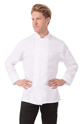 Chef Works Unisex-Adult's Calgary Cool Vent Chef Coat, White, 5XL