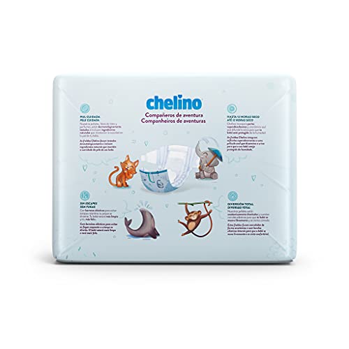 Chelino Pañal infantil Talla 4 Gateo (9-15kg), 204 Pañales