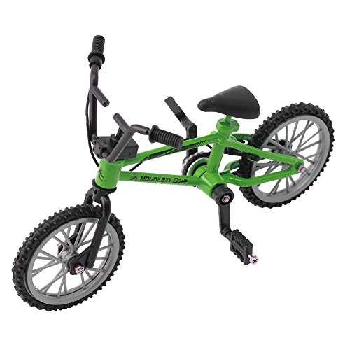 chenpaif Finger Alloy Bicicleta Modelo Mini MTB BMX Fixie Bike Boys Toy Juego Creativo Regalo 2# -Azul