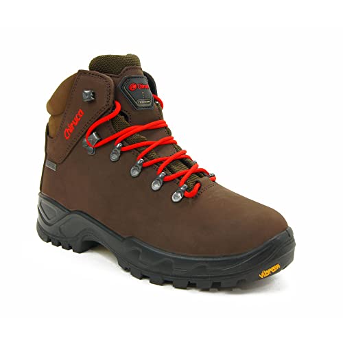 Chiruca Cares, Zapatos de Trekking Hombre, Marrón, 43 EU