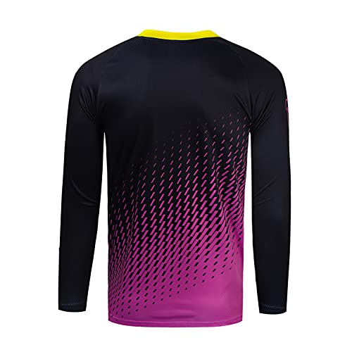 Ciclismo Jersey de los hombres de la bici de montaña del motocross Jersey largo MTB camiseta, 54, L