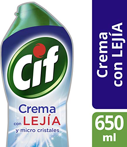 Cif Crema con Lejía | Pack de 7 Unidades | 750 ml por Undad | Hijiene Total | Maxima Limpieza