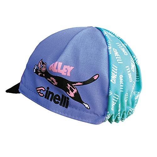 Cinelli Gorra de ciclismo unisex Stevie Gee, diseño de gato callejero, talla única