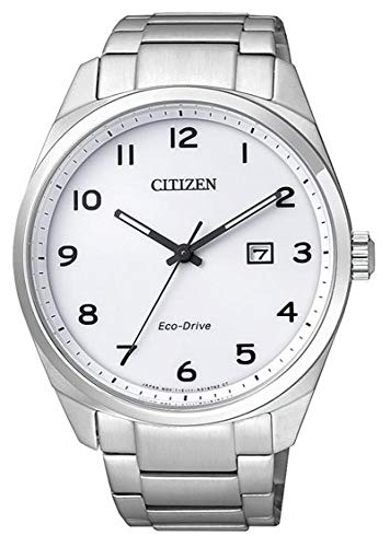 Citizen EO1170-51A Reloj unisex Eco-Drive (Solar) con calendario de acero inoxidable