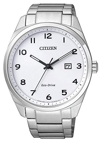 Citizen EO1170-51A Reloj unisex Eco-Drive (Solar) con calendario de acero inoxidable