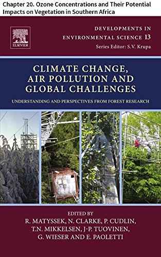 Climate Change, Air Pollution and Global Challenges: Chapter 20. Ozone Concentrations and Their Potential Impacts on Vegetation in Southern Africa (Developments ... Science Book 13) (English Edition)