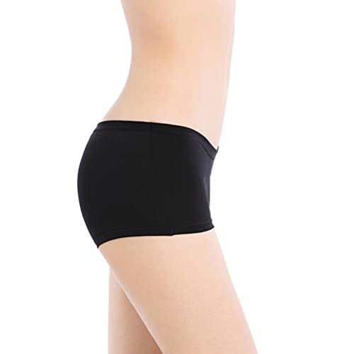 Closecret Lencería para Mujer Paquete de 6 Comfort Soft Boyshorts Bragas de Algodón Elástico (M(Cintura:71-74cm), 6 Colores)