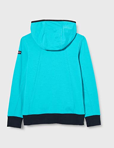 CMP Bunte Mädchenjacke mit durchgehendem Reißverschluss, Kapuze und Logo 30L6815 Chaqueta, Niñas, Cerámico, 152
