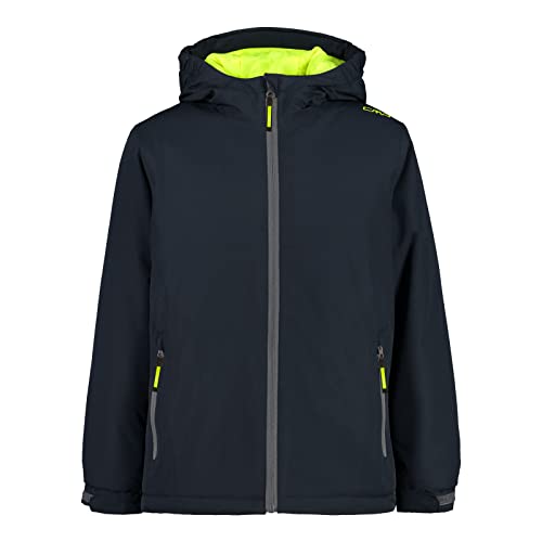 CMP Jacket Ripstop 10.000 mm Chaqueta Rain, B.Blue-Yellow Fluo, 164 para Niños