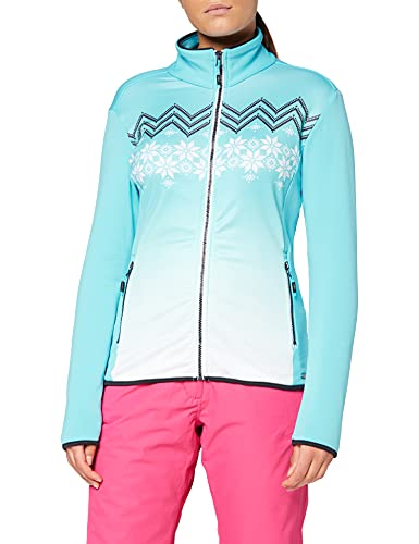 CMP Powerstretch Jacke Chaqueta, Mujer, Turchese, 42
