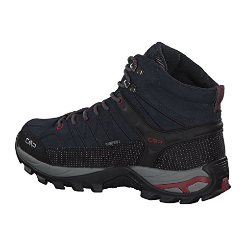 CMP Rigel Mid, Zapatos de High Rise Senderismo Hombre, Negro (Asphalt-Syrah 62bn), 44 EU