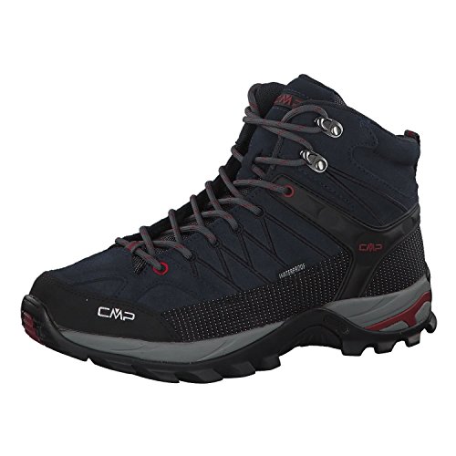 CMP Rigel Mid, Zapatos de High Rise Senderismo Hombre, Negro (Asphalt-Syrah 62bn), 44 EU