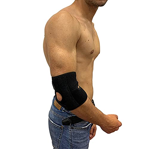 Codera epicondilitis - codera para tendinitis ajustable, transpirable - codo de tenista epicondilitis - codera para el gym - codera deportiva - codera con estabilizadores para lesiones deportivas