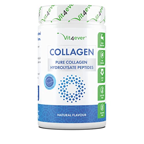 Colágeno en polvo 600 g - Premium: 100% péptidos hidrolizados de colágeno bovino de Protesol D - Sabor neutro - Sin aditivos - Colágeno tipo 1 2 3