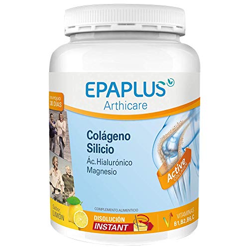 Colágeno Epaplus para Articulaciones con Silicio y Ácido Hialurónico INSTANT (334 gramos, sabor limón)