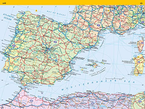 Collins Handy Road Atlas Europe [Idioma Inglés]: A5 Spiral (Collins Road Atlas)