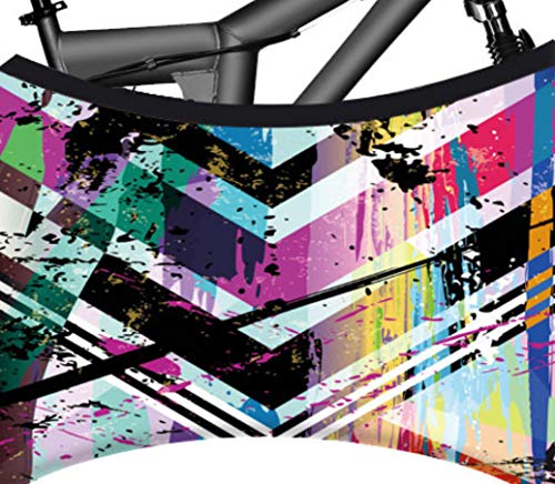 Color Graffiti Rayas Geométricas Fundas Para Bicicletas, Funda En Interiores Para Bicicletas Antipolvo Resistente Para Bicicletas De Montaña Funda Protectora Anti Uv Para Bicicletas De Carretera