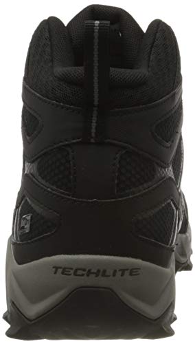 Columbia Peakfreak X2 Mid Outdry', Botas de Senderismo, para Hombre, Black, Dark Pewter, 44.5