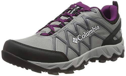 Columbia Peakfreak X2 Outdry Zapatos de senderismo para Mujer, Gris (Monument, Wild Iris), 39 EU