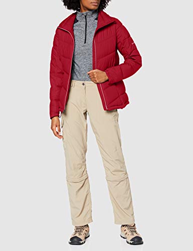 Columbia Pike Lake Insulated - Chaqueta Impermeable para Mujer, Rojo (Pomegranate), Talla XS