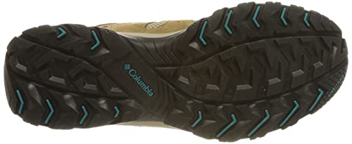 Columbia Redmond III Mid Waterproof, Zapatillas para Caminar Mujer, Nivel del mar Khaki, 38.5 EU