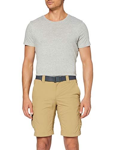 Columbia Silver Ridge II, Pantalones cortos cargo, Hombre, Marrón (Crouton), Talla W32/L10