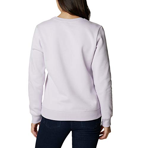 Columbia Top de cuello redondo con logo para mujer