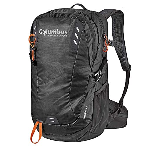 COLUMBUS-Creek 25 Mochila Negra de Trekking