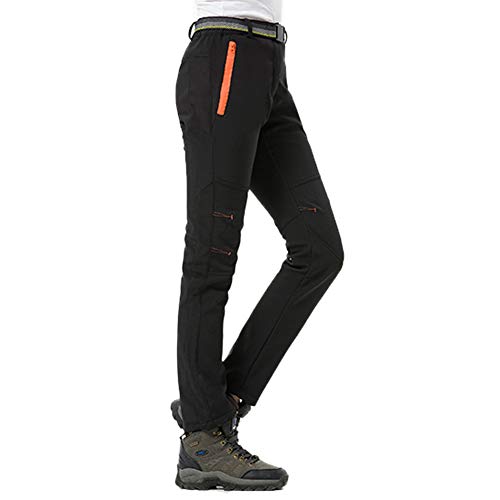 Comcrib Pantalones de Invierno Mujer,Pantalones de Trekking Pantalones Impermeables a Prueba de Viento Pantalones de Montaña Transpirables Pantalones Funcionales Cálidos