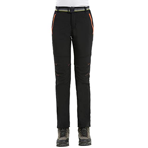 Comcrib Pantalones de Invierno Mujer,Pantalones de Trekking Pantalones Impermeables a Prueba de Viento Pantalones de Montaña Transpirables Pantalones Funcionales Cálidos