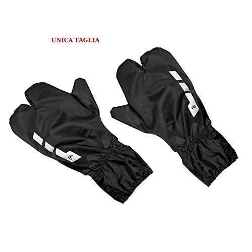 Compatible con Argon 18 cubre zapatos L 42-46, cubreguantes, kit impermeable para moto scooter y bicicleta chaqueta con pantalón + cubrebotas + guantes universales