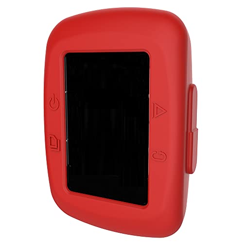 Compatible con Garmin Edge 500 fundas protectoras, a prueba de arañazos, silicona protectora para Garmin Edge 200 (rojo)