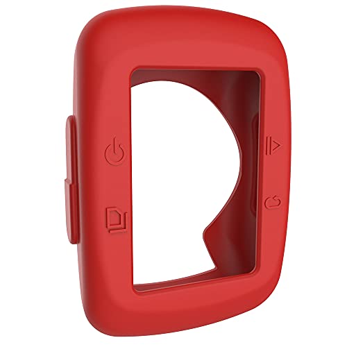 Compatible con Garmin Edge 500 fundas protectoras, a prueba de arañazos, silicona protectora para Garmin Edge 200 (rojo)