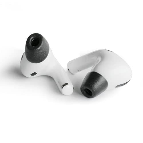 Comply Espuma Apple AirPods Pro 2.0 Earbud Tips para Auriculares cómodos con cancelación de Ruido Que Hacen Clic en y permanecen Puestos (pequeños, 3 Pares), Negro